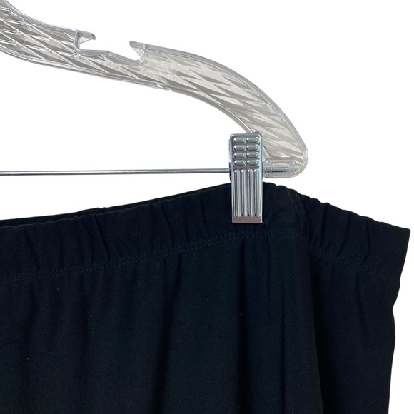 Susan Graver Black Pull On Elastic Waistband Skort Womens Plus Size 2X - Picture 4 of 7